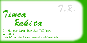 timea rakita business card